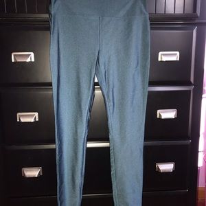 Blue shimmer leggings